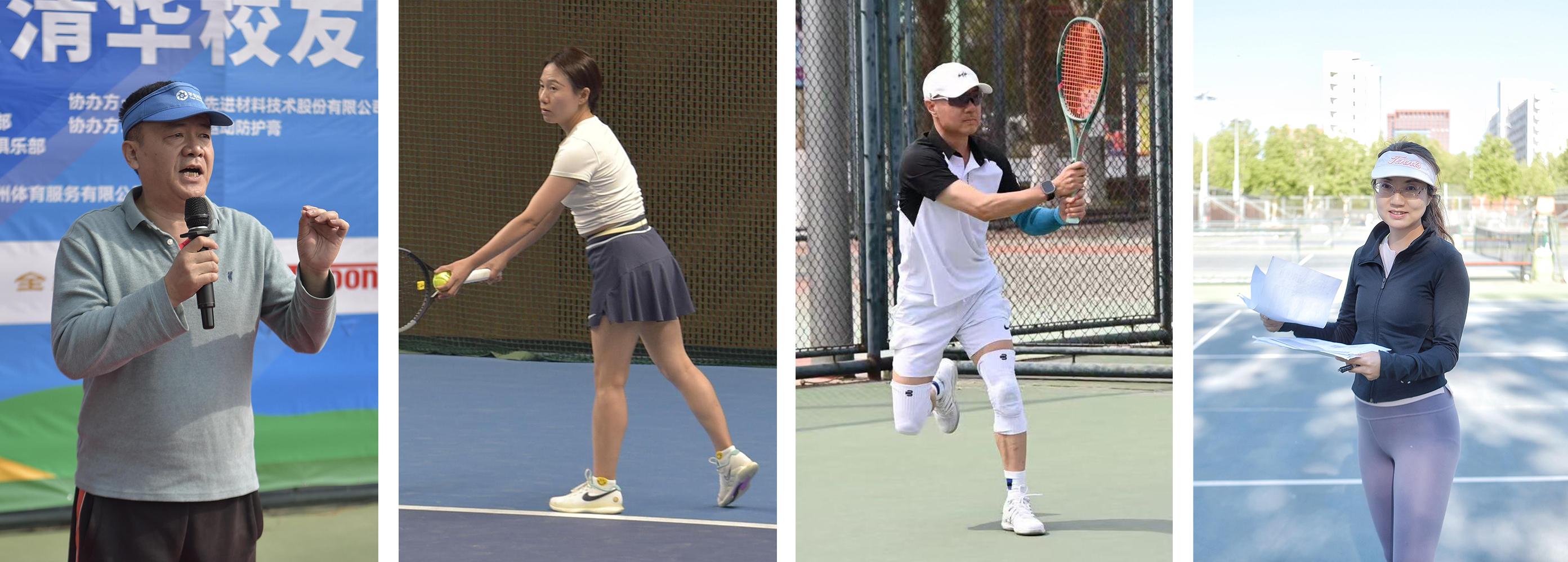 20250427-校友网球赛-叶晴等-赛事执行组：李治平，杜敏，梅晨，易淑娴（从左至右）.jpg